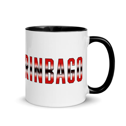 TRINBAGO Map & Photo of Maracas Bay, Trinidad & Tobago Mug with Color Inside