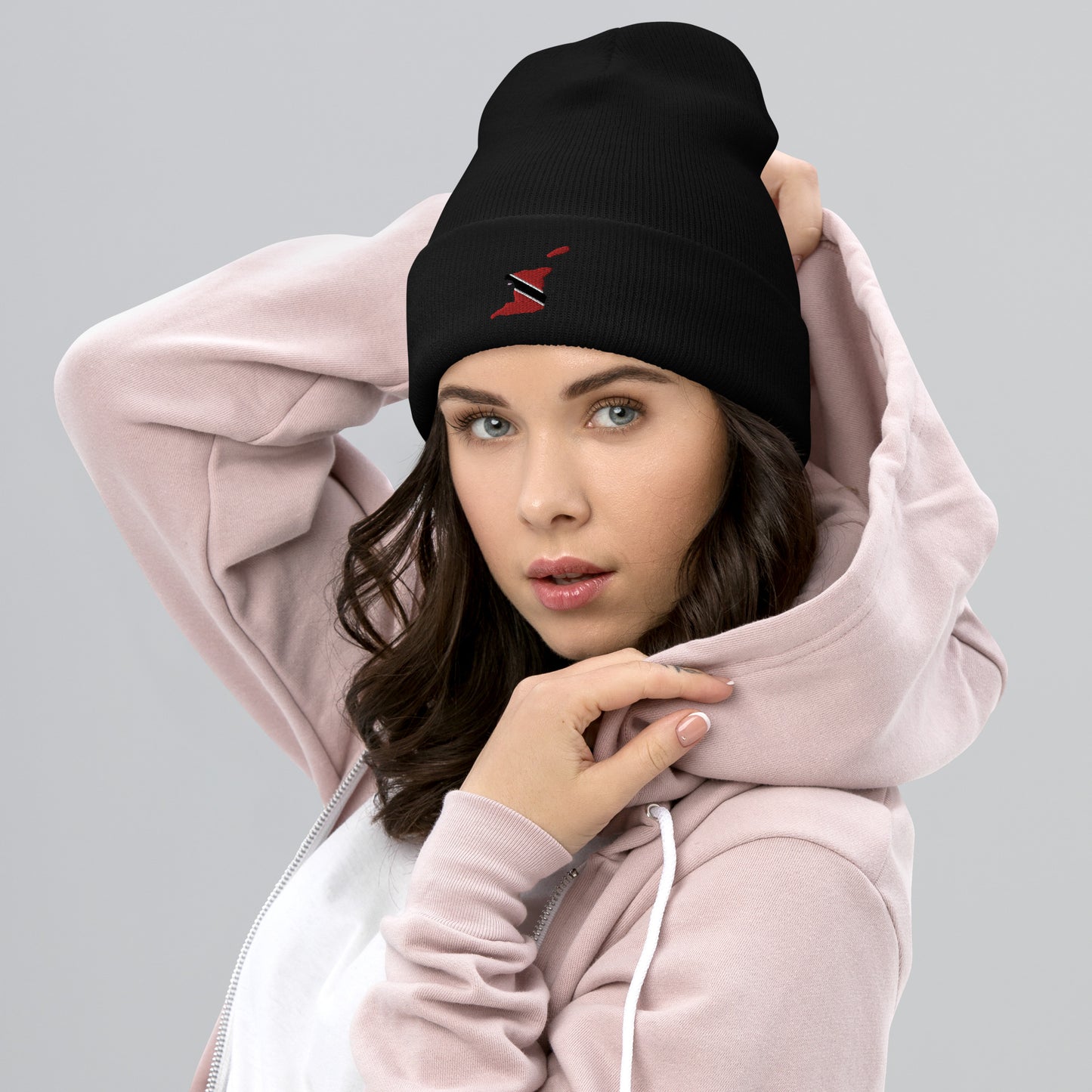 Map & Flag Trinidad & Tobago Cuffed Beanie