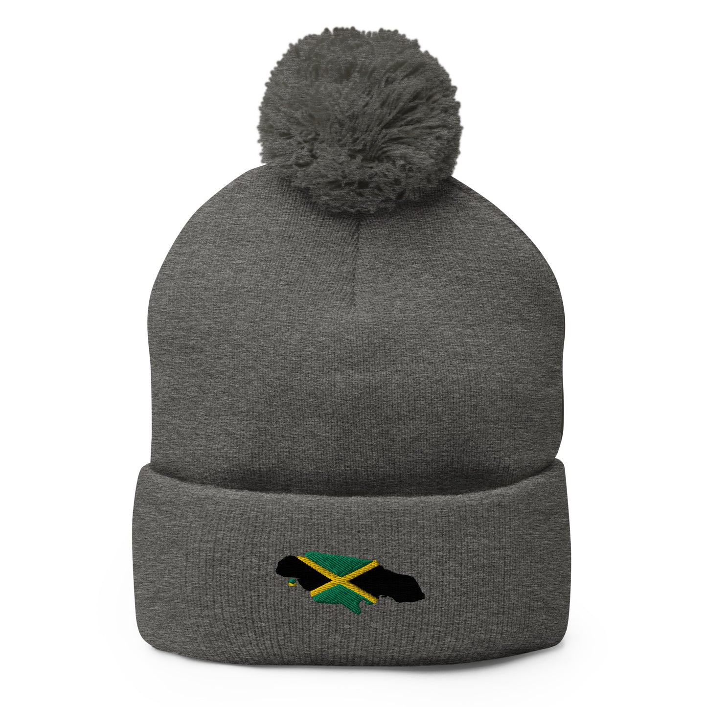 Map & Flag Jamaica Pom-Pom Beanie