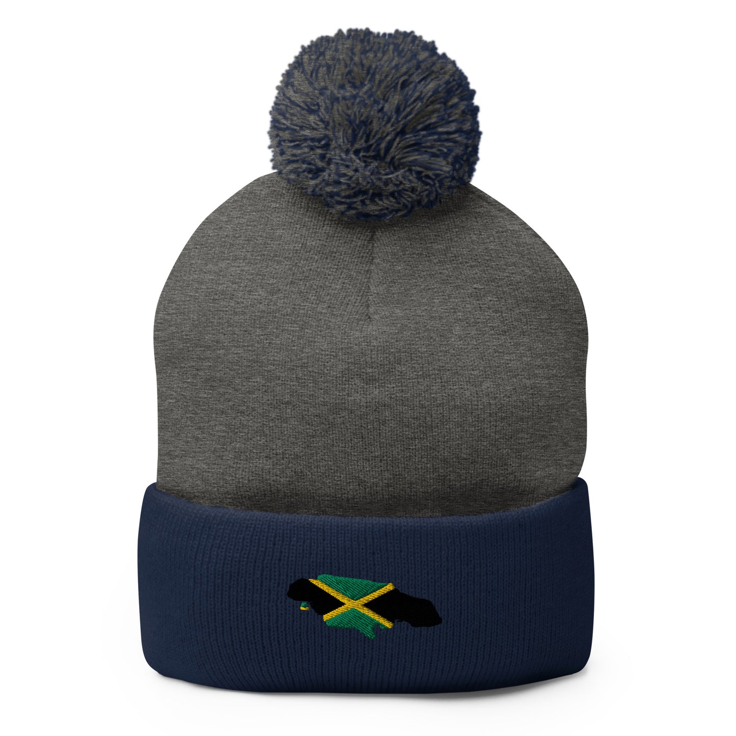 Map & Flag Jamaica Pom-Pom Beanie