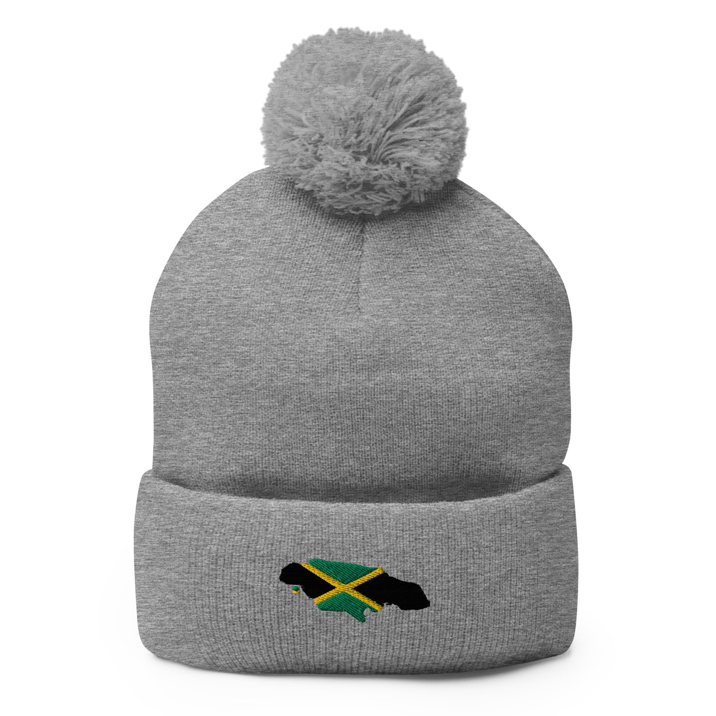 Map & Flag Jamaica Pom-Pom Beanie