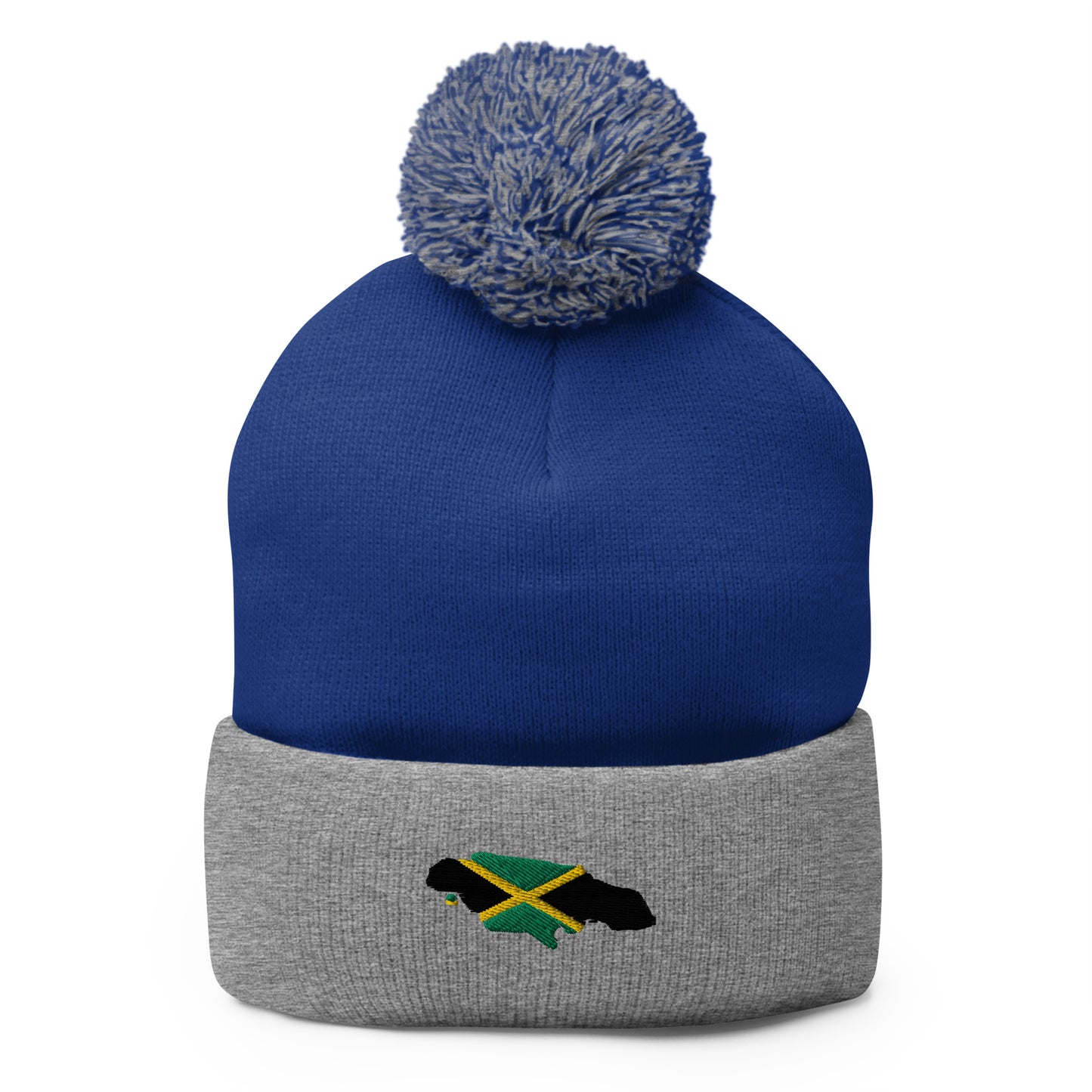 Map & Flag Jamaica Pom-Pom Beanie