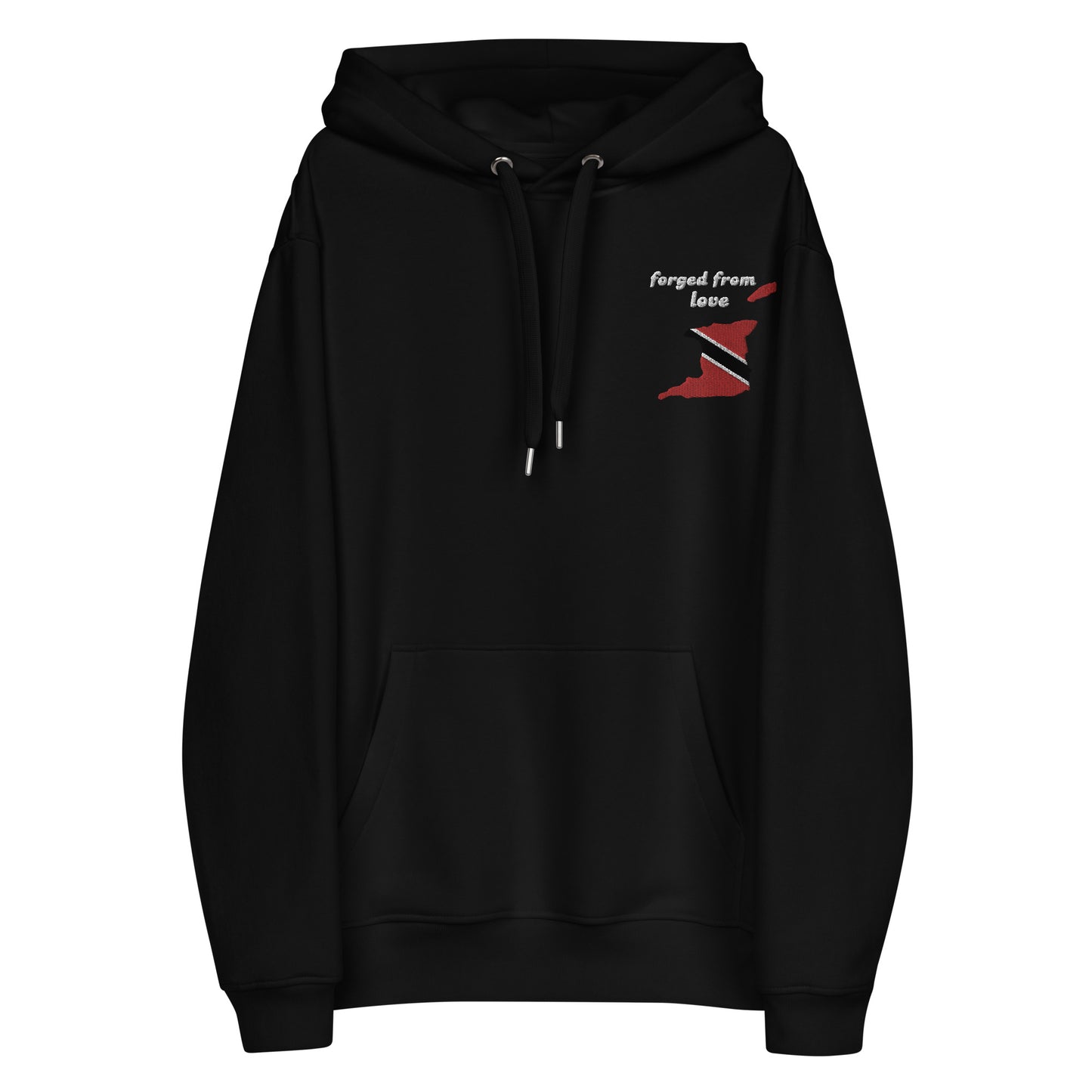 Forged from love, Map & Flag Trinidad & Tobago Premium hoodie