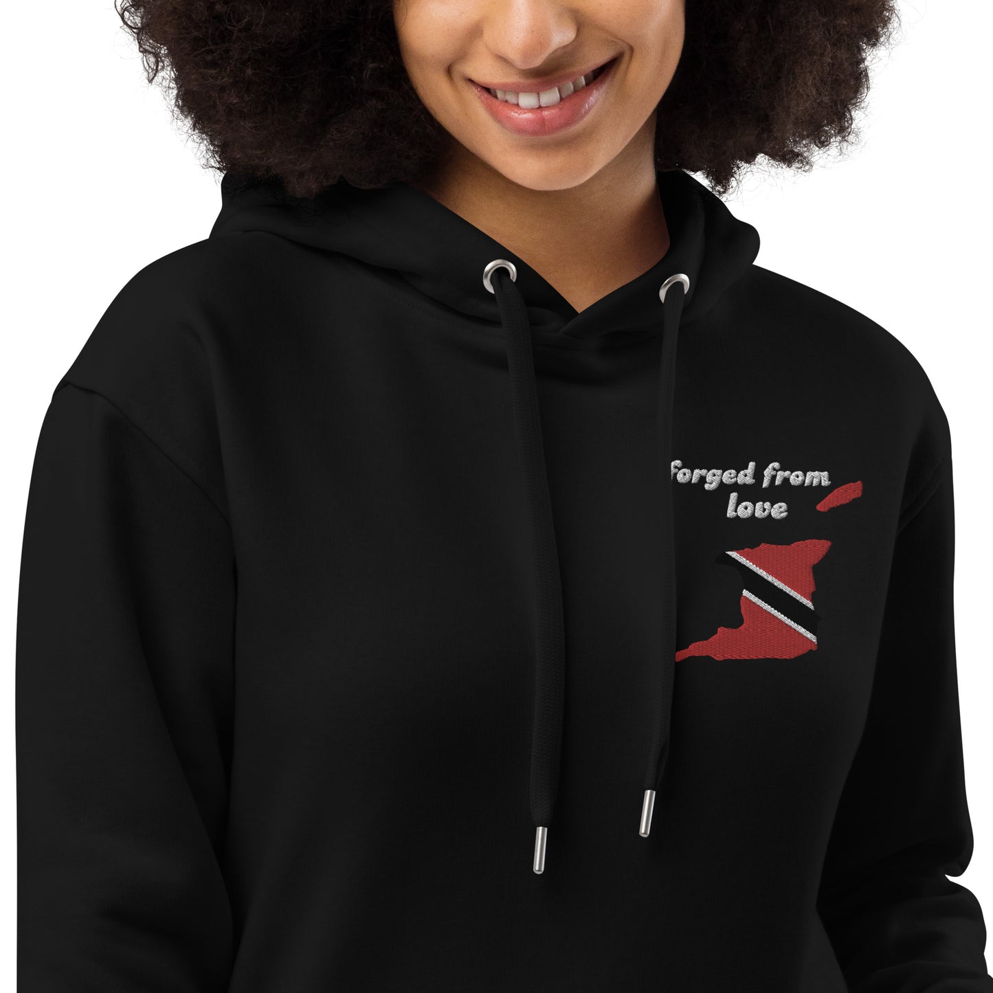 Forged from love, Map & Flag Trinidad & Tobago Premium hoodie