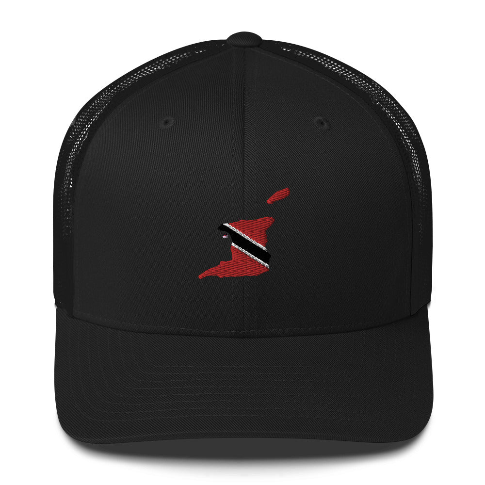 Trinidad & Tobago Map & Flag Trucker Cap