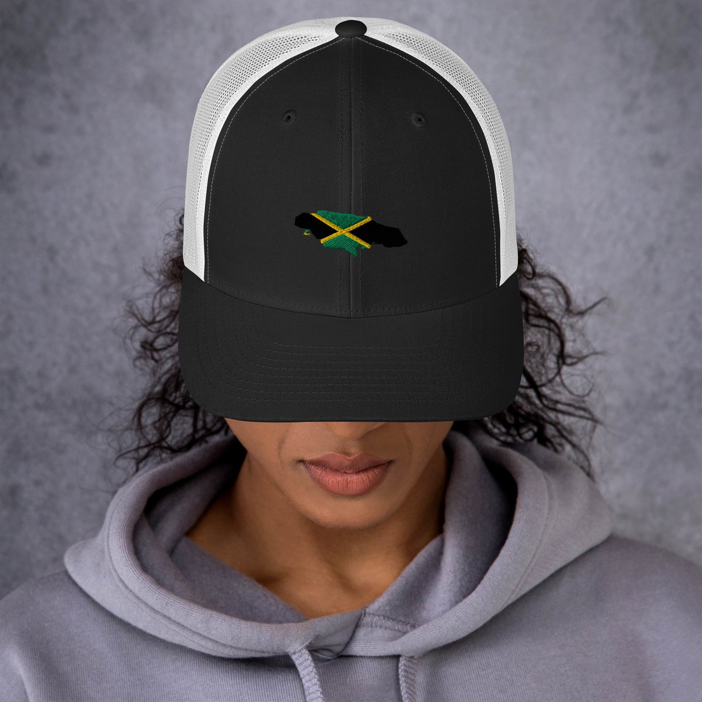 Map & Flag Jamaica Trucker Cap