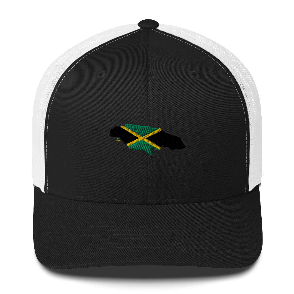 Map & Flag Jamaica Trucker Cap