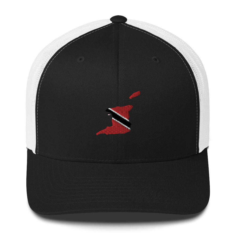 Trinidad & Tobago Map & Flag Trucker Cap