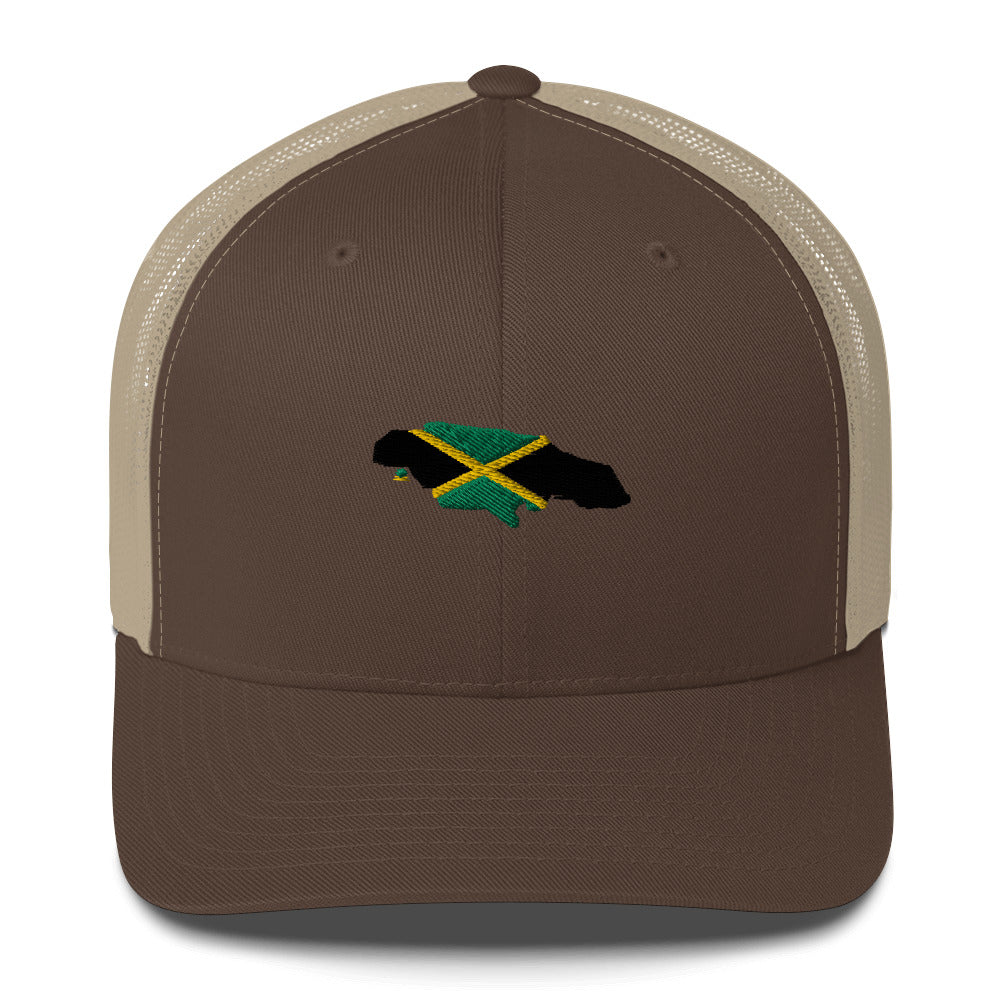 Map & Flag Jamaica Trucker Cap