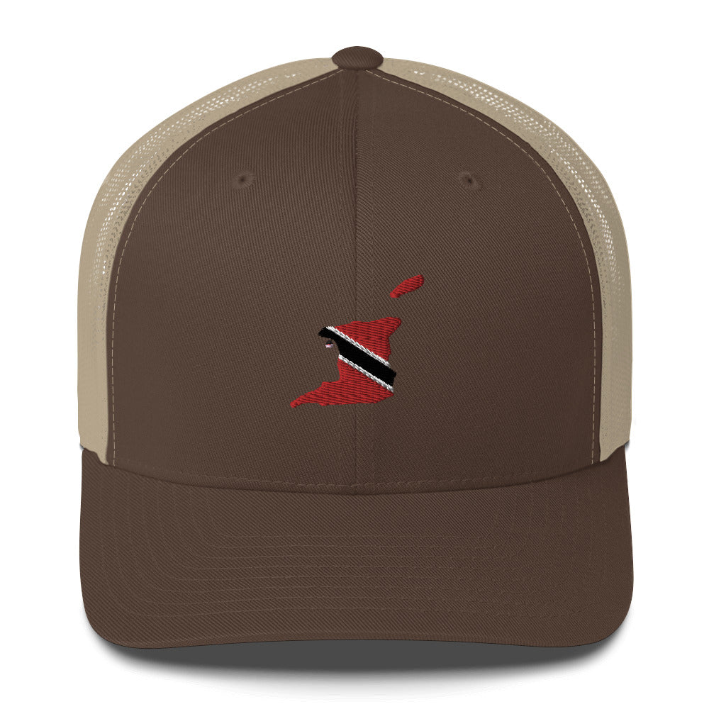 Trinidad & Tobago Map & Flag Trucker Cap