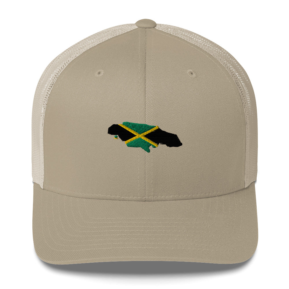 Map & Flag Jamaica Trucker Cap