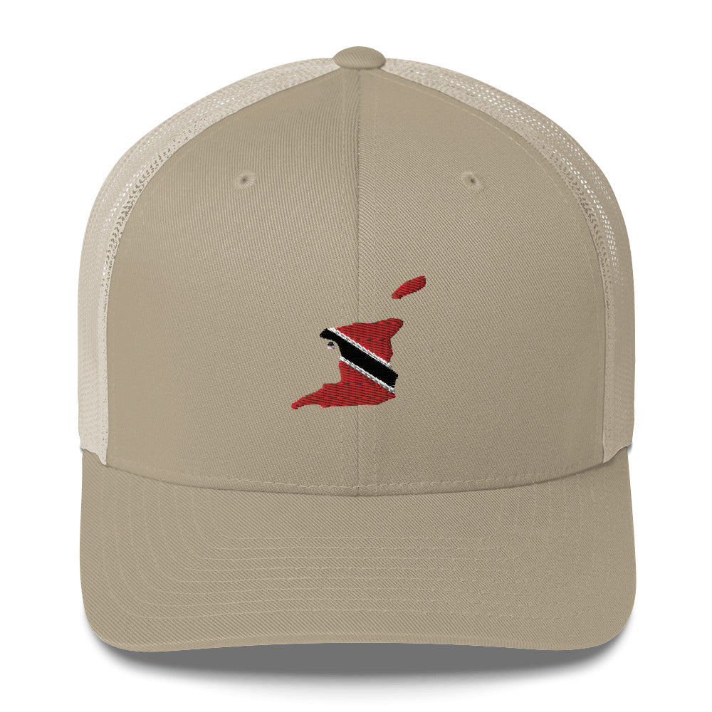 Trinidad & Tobago Map & Flag Trucker Cap