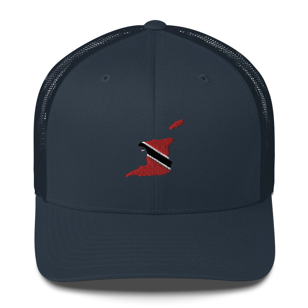 Trinidad & Tobago Map & Flag Trucker Cap