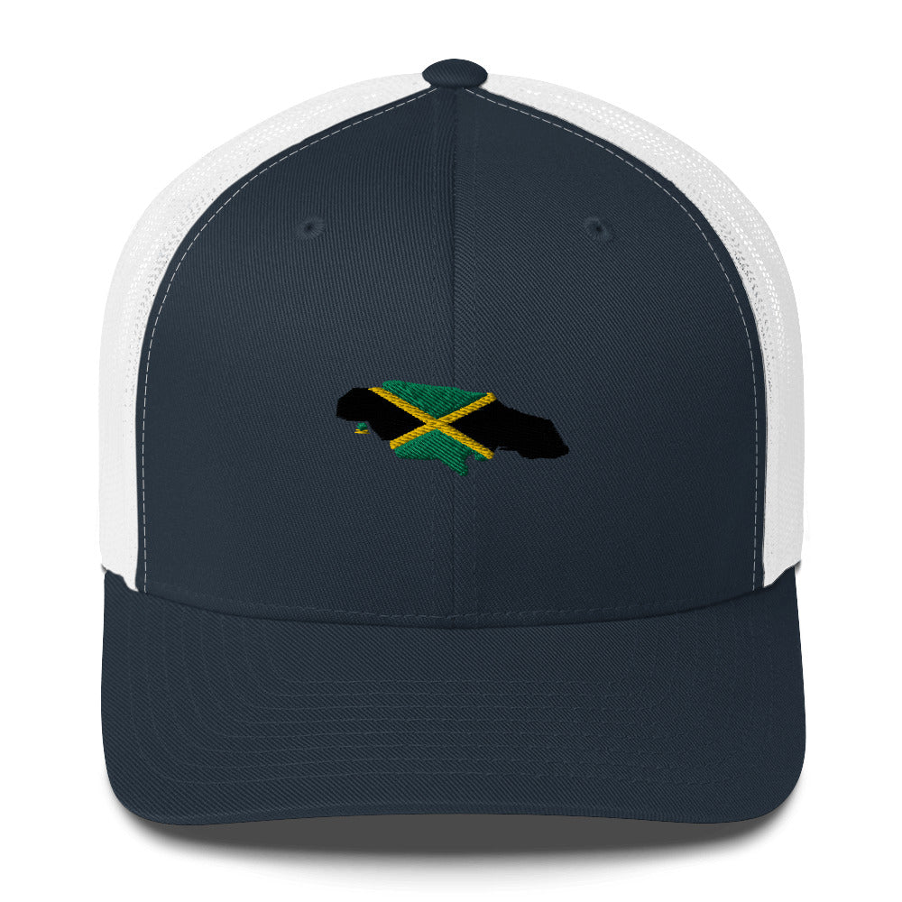 Map & Flag Jamaica Trucker Cap