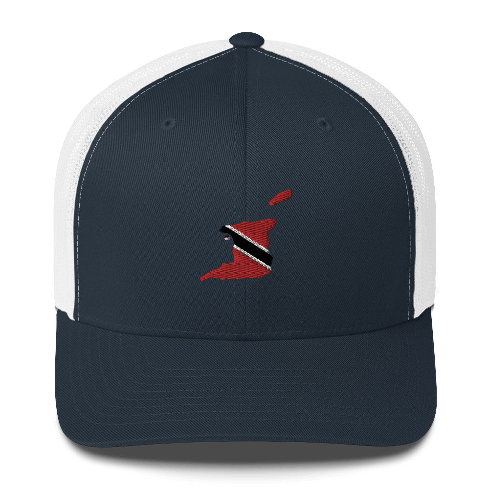 Trinidad & Tobago Map & Flag Trucker Cap