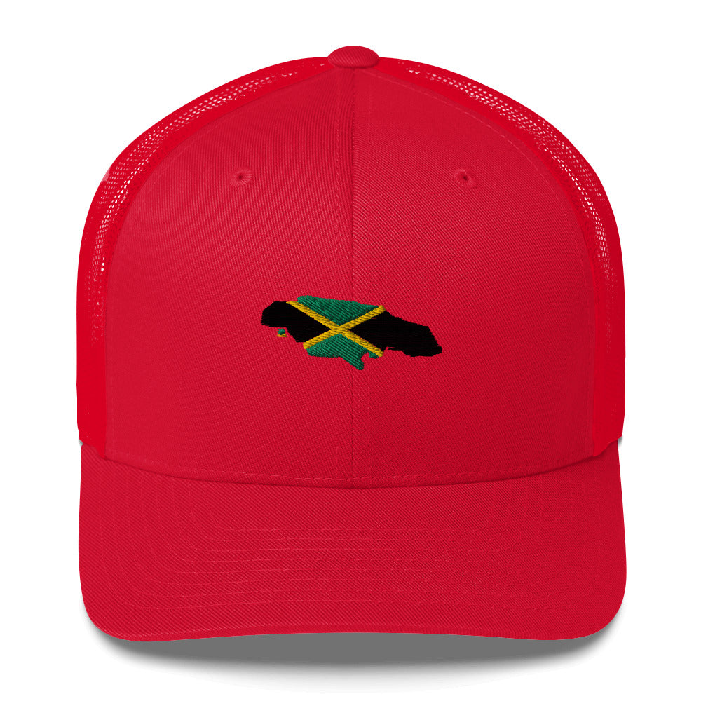 Map & Flag Jamaica Trucker Cap