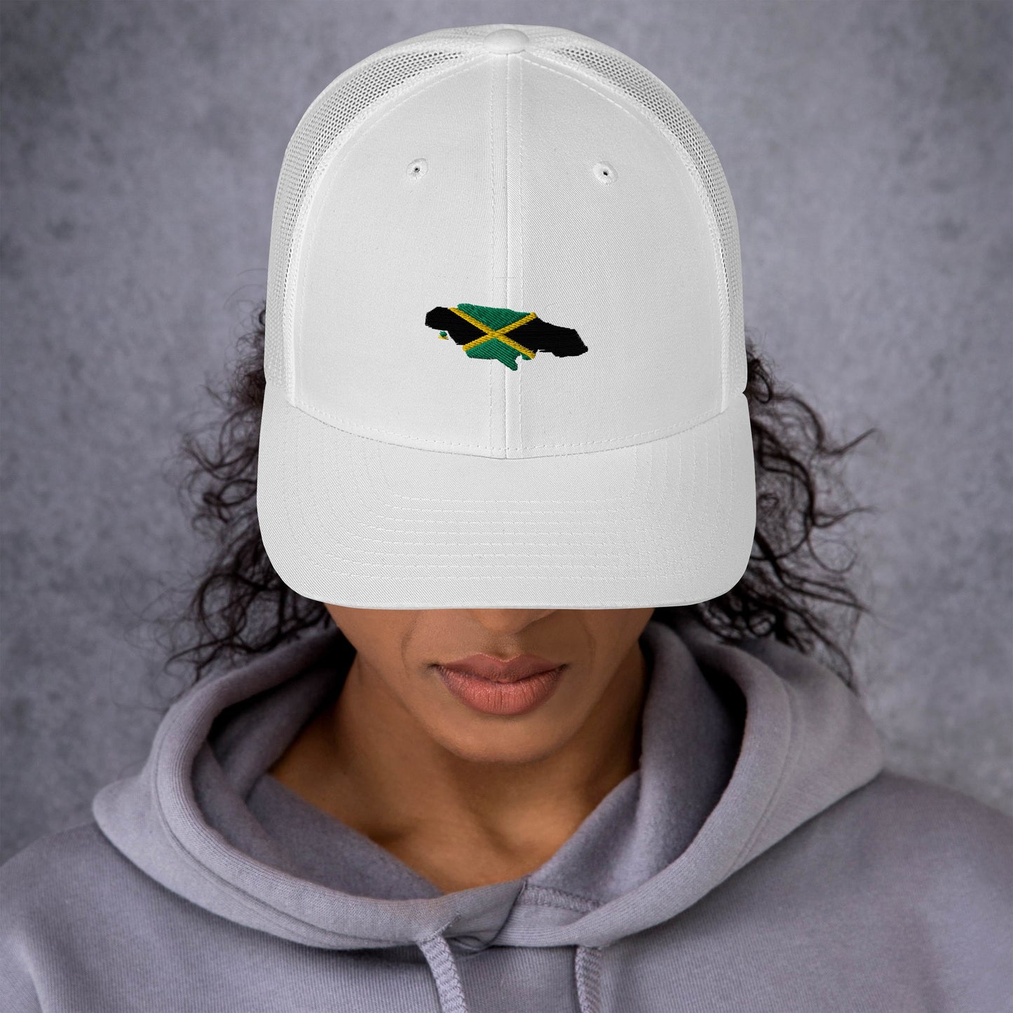 Map & Flag Jamaica Trucker Cap