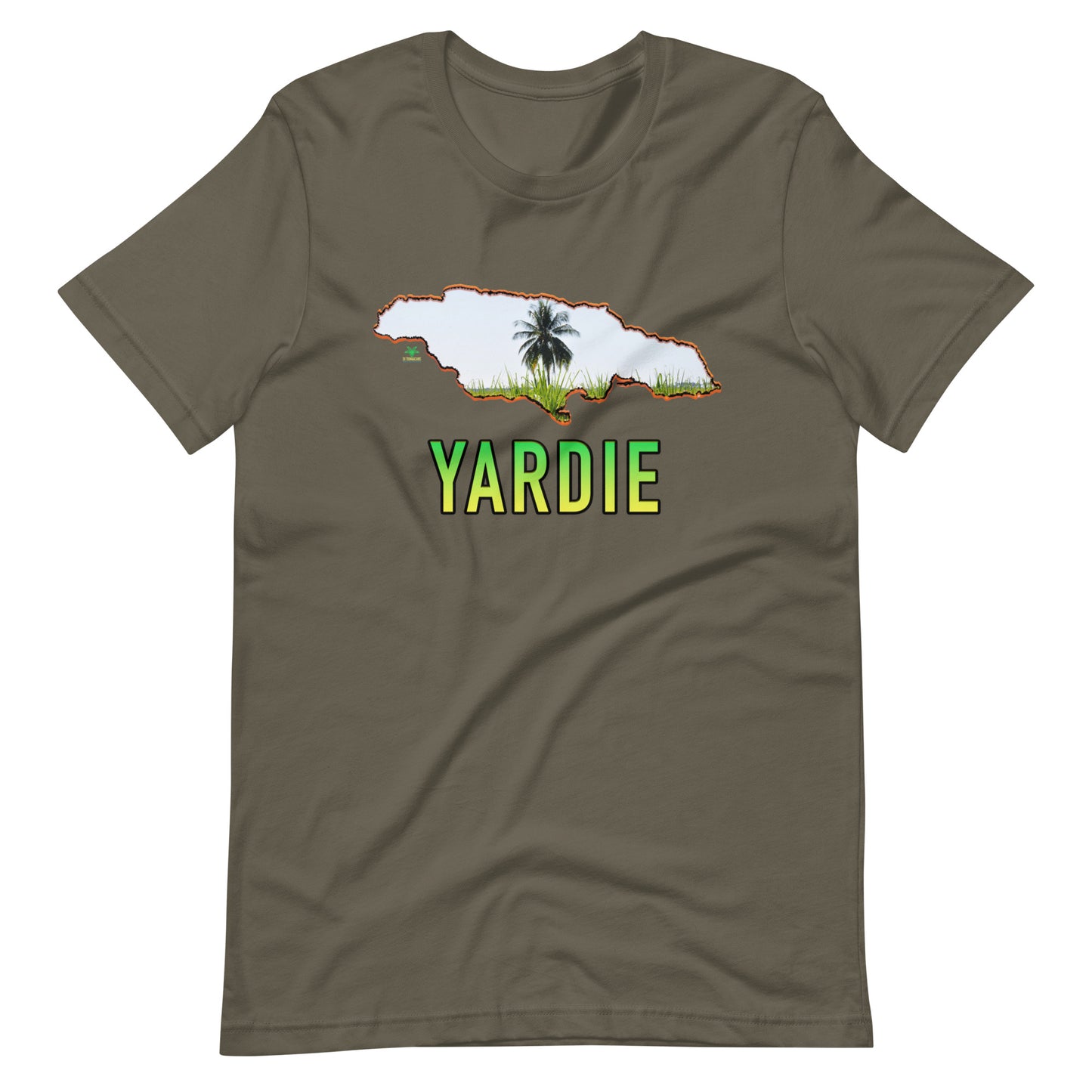 YARDIE Map & Photo, St. Elizabeth Jamaica Unisex t-shirt