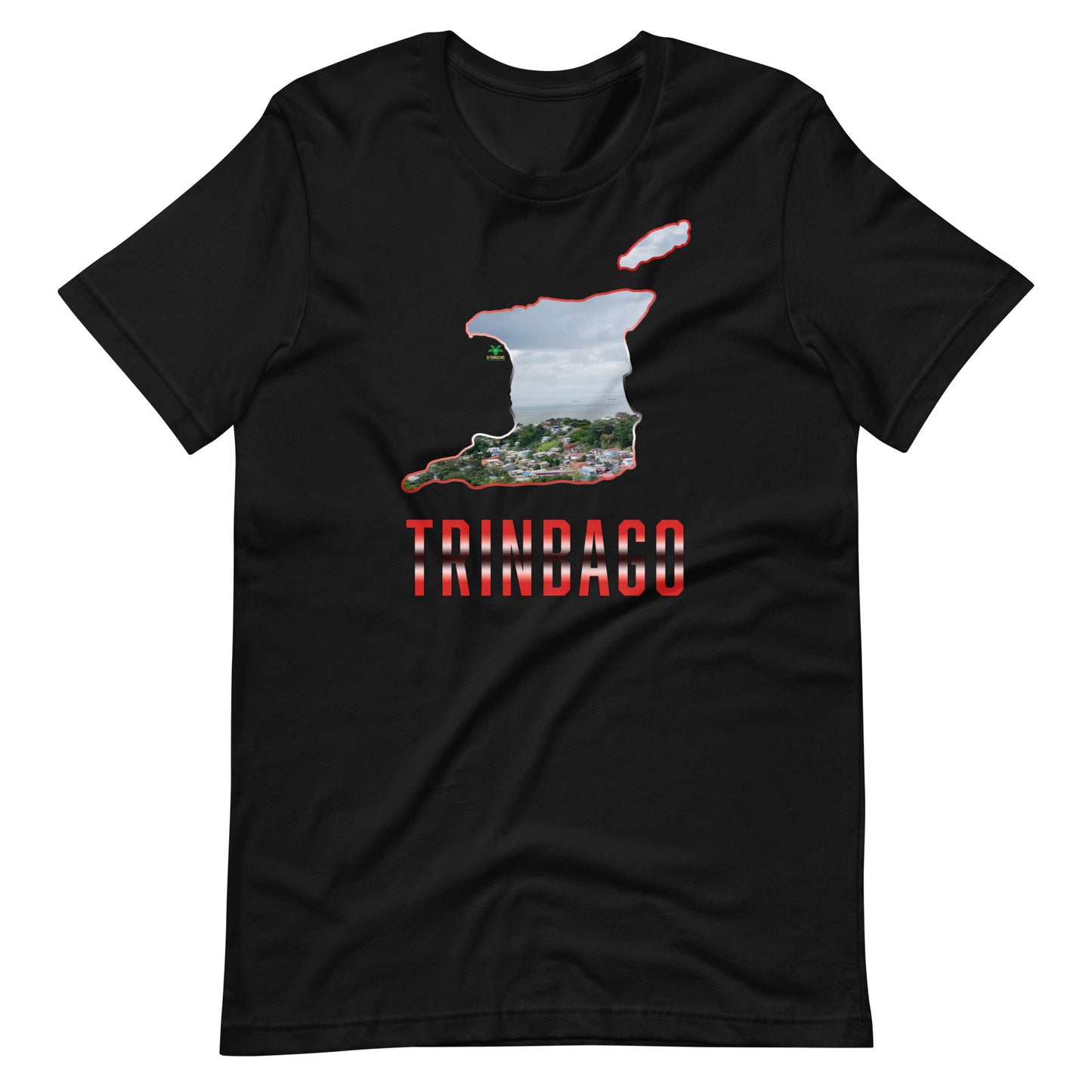 TRINBAGO Map & Photo San Fernando Trinidad & Tobago Unisex t-shirt