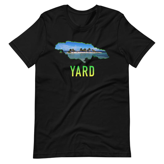 YARD Map & Photo Montego Bay Jamaica Unisex t-shirt