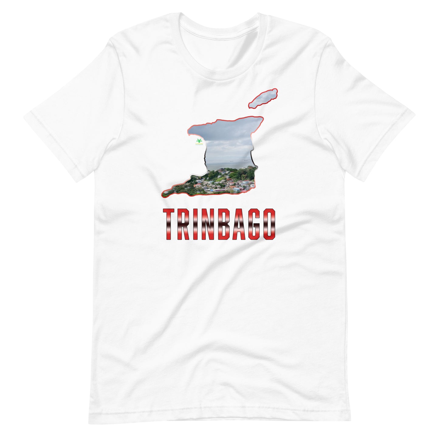 TRINBAGO Map & Photo San Fernando Trinidad & Tobago Unisex t-shirt