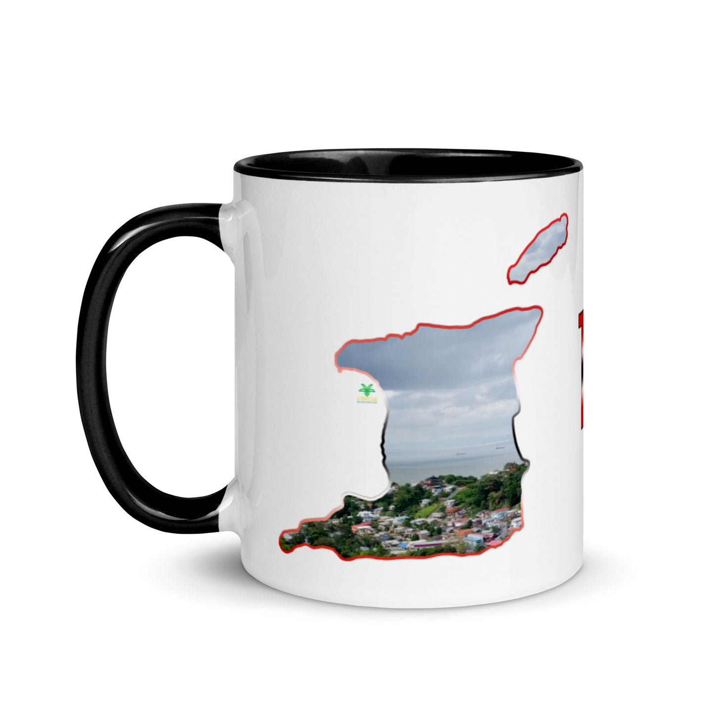 TRINBAGO Map & Photo San Fernando, Trinidad & Tobago Mug with Color Inside