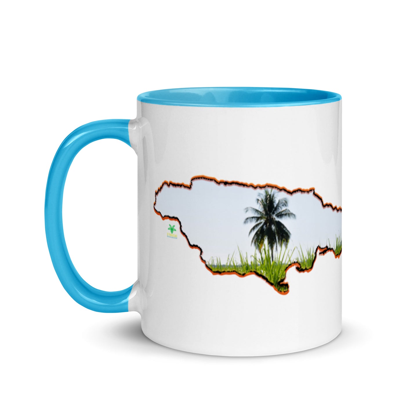 YARD Map & Photo St. Elizabeth, Jamaica Mug with Color Inside