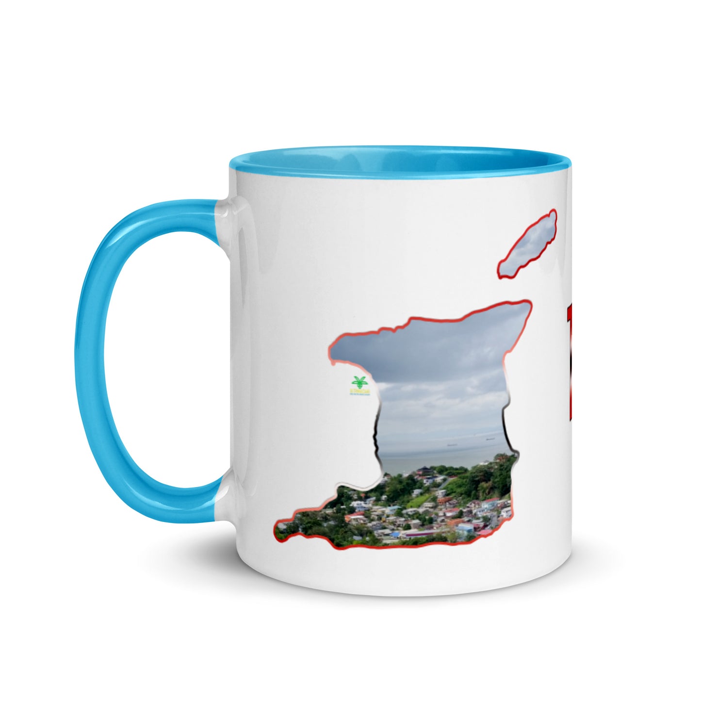 TRINBAGO Map & Photo San Fernando, Trinidad & Tobago Mug with Color Inside