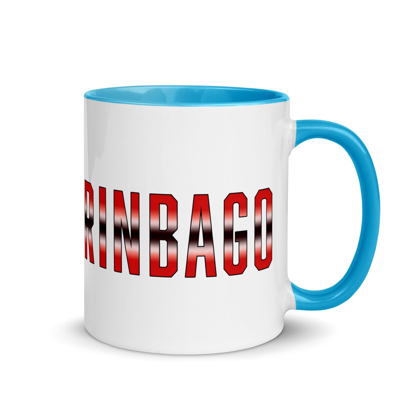 TRINBAGO Map & Photo of Maracas Bay, Trinidad & Tobago Mug with Color Inside