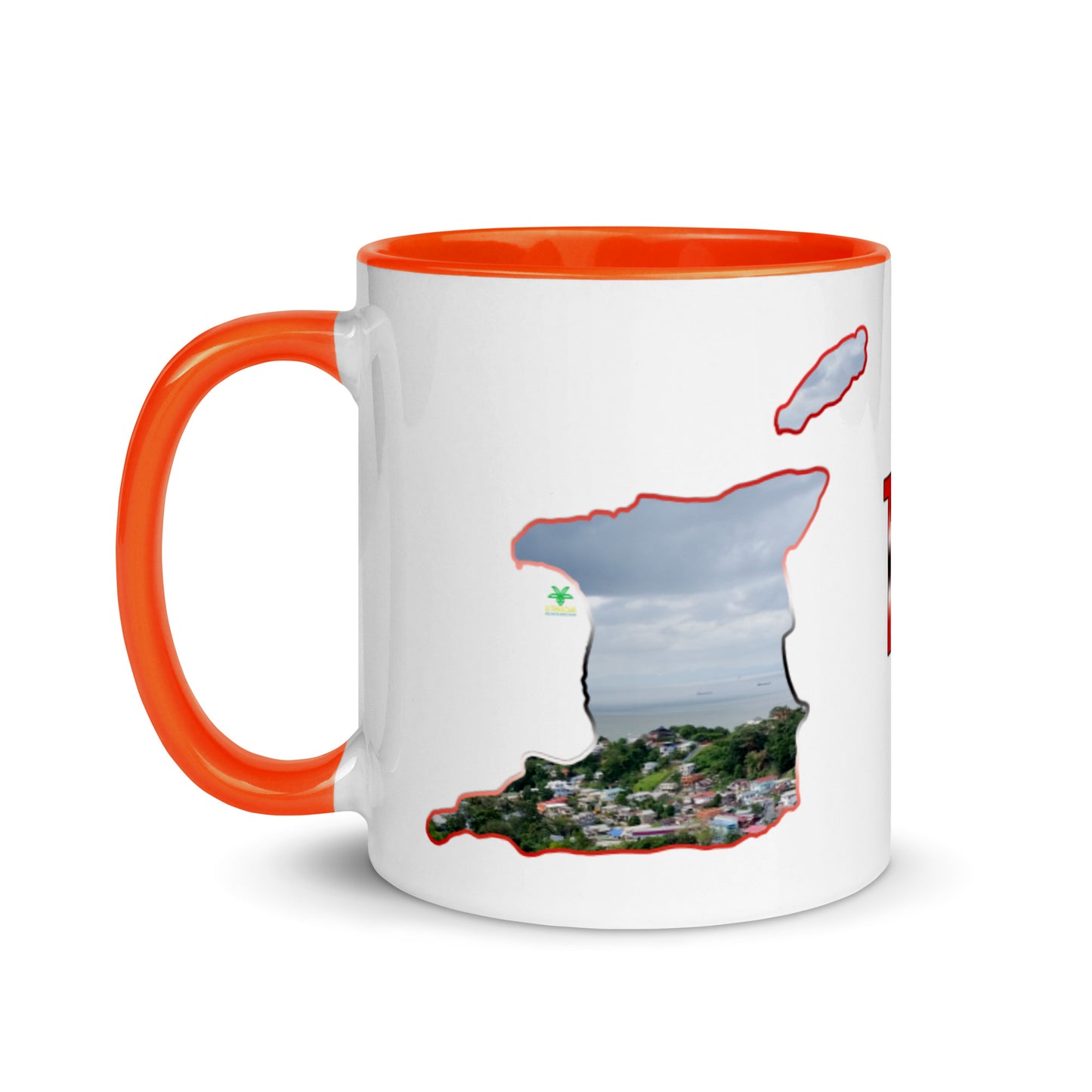 TRINBAGO Map & Photo San Fernando, Trinidad & Tobago Mug with Color Inside
