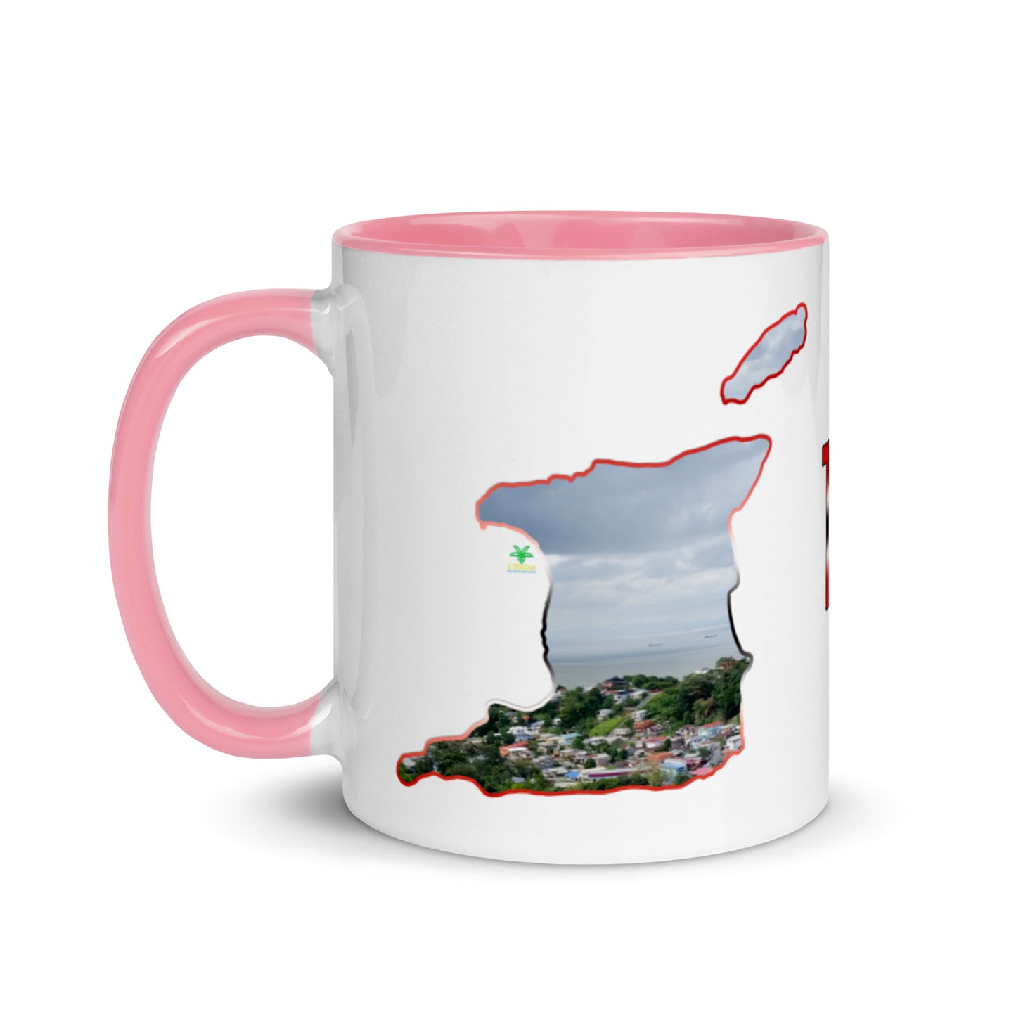 TRINBAGO Map & Photo San Fernando, Trinidad & Tobago Mug with Color Inside