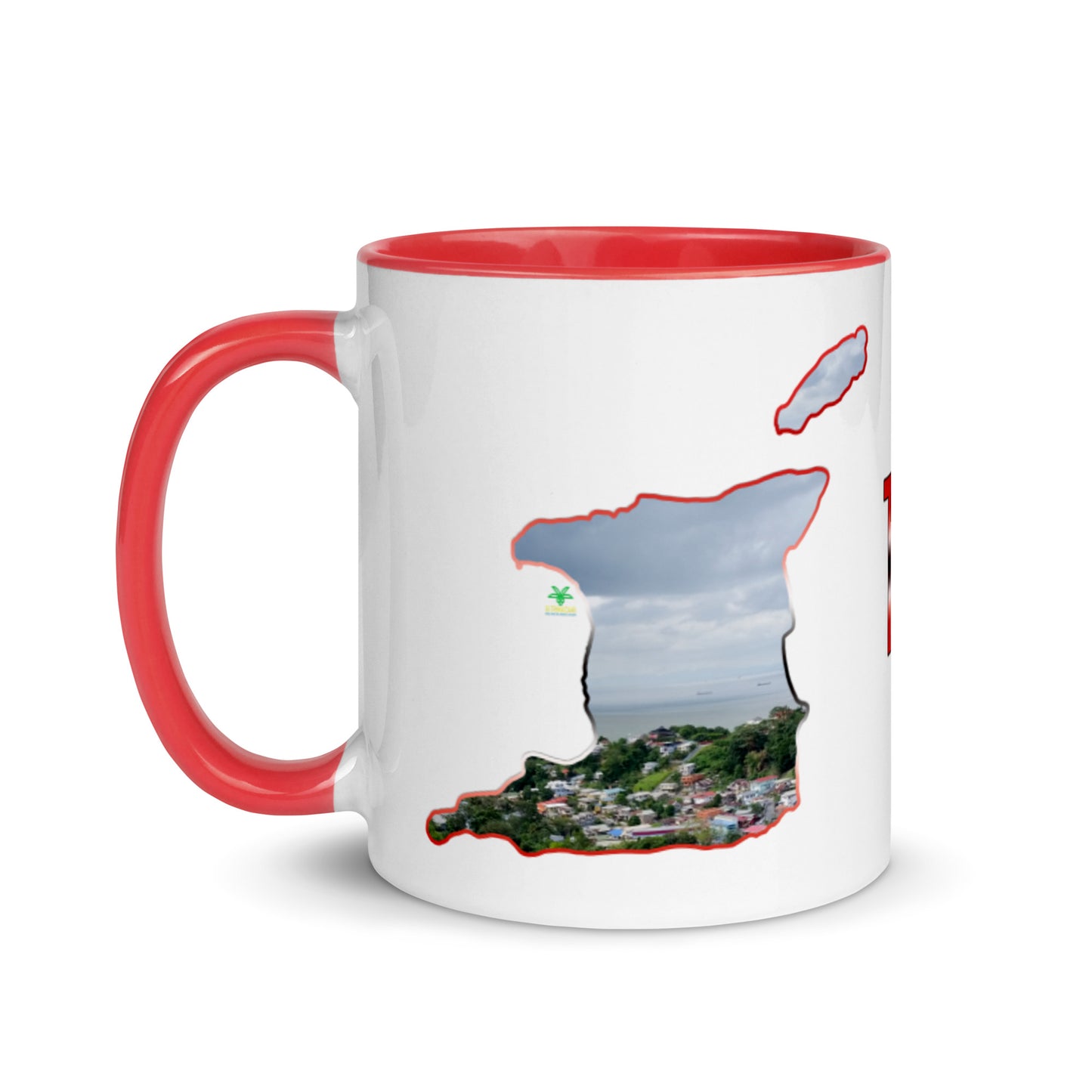 TRINBAGO Map & Photo San Fernando, Trinidad & Tobago Mug with Color Inside