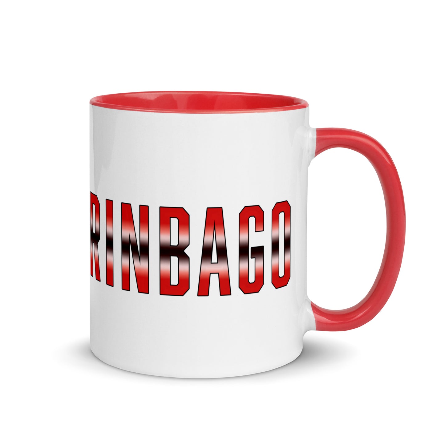TRINBAGO Map & Photo of Maracas Bay, Trinidad & Tobago Mug with Color Inside