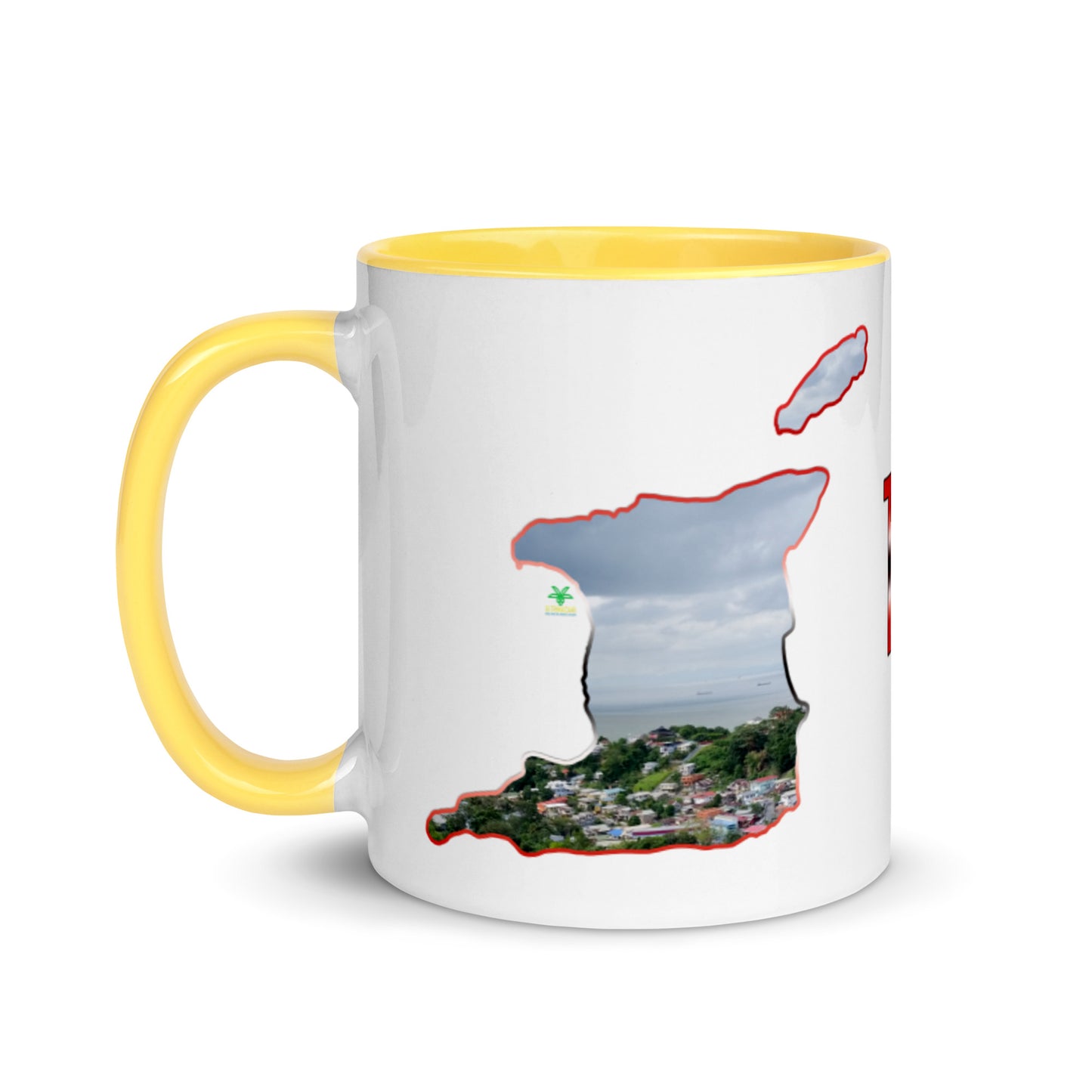 TRINBAGO Map & Photo San Fernando, Trinidad & Tobago Mug with Color Inside